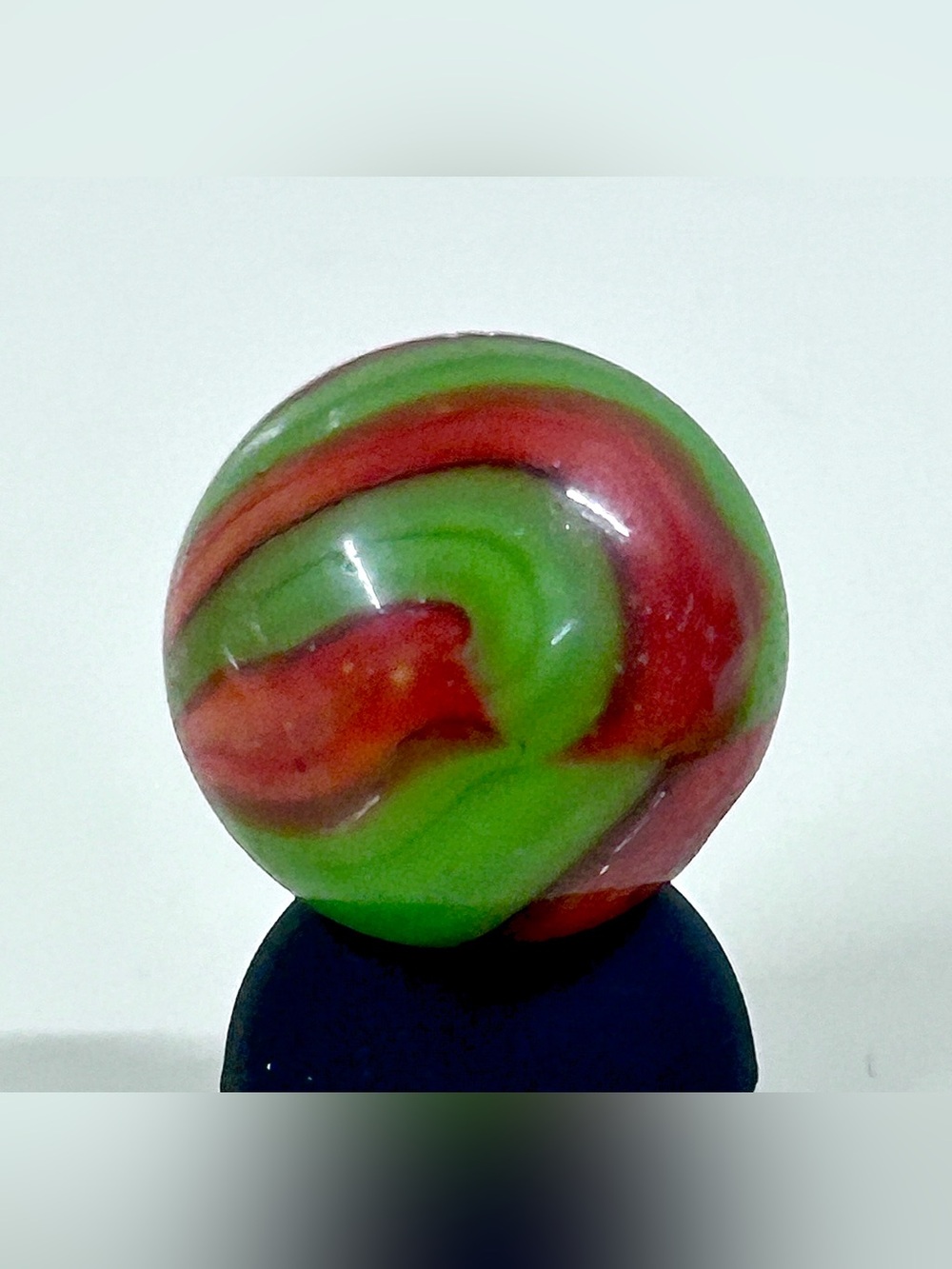 Antique Peltier Rainbo National Line Flaming Dragon Marble